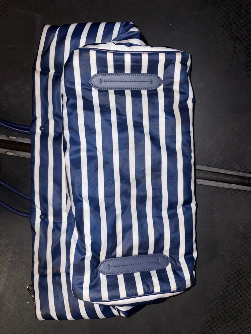 Kate Spade Navy and White Striped Tote